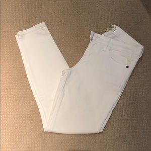 Current/Elliott Straight leg white jeans